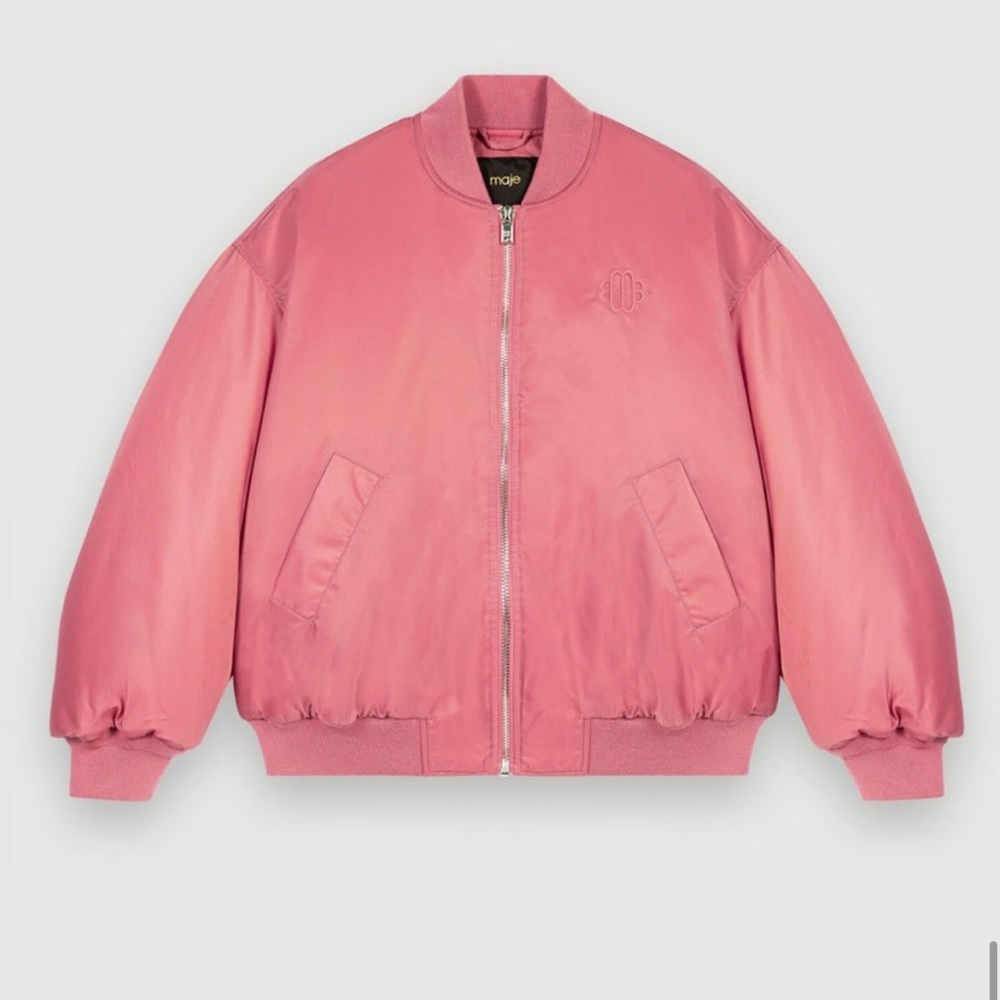 Maje puffer bomber